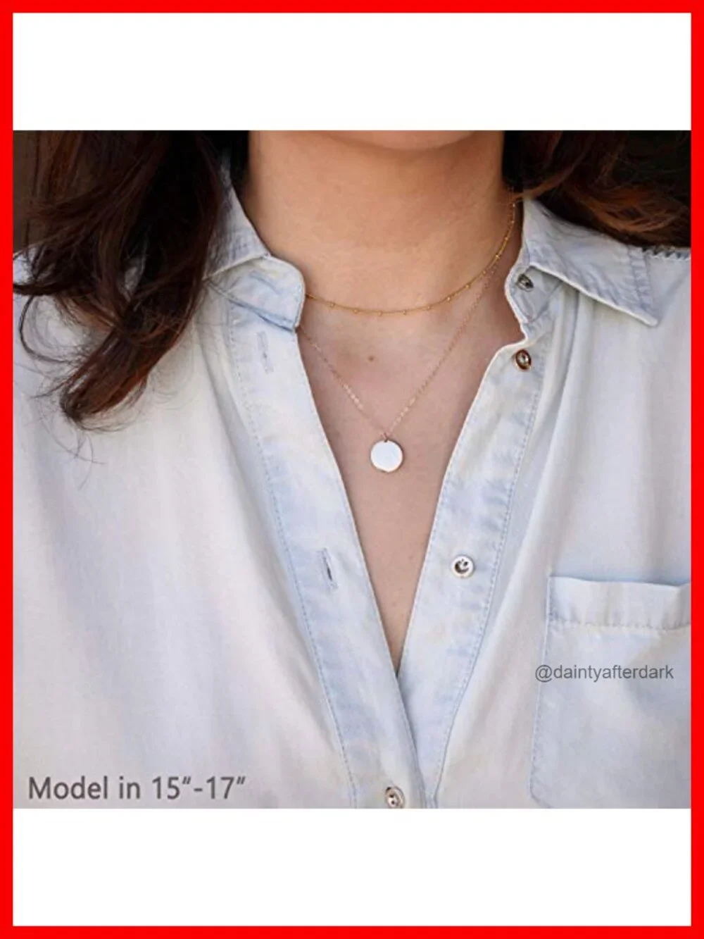 Layered Heart Necklace Pendant 18k Gold Plated Dainty Gold Choker Arrow Bar